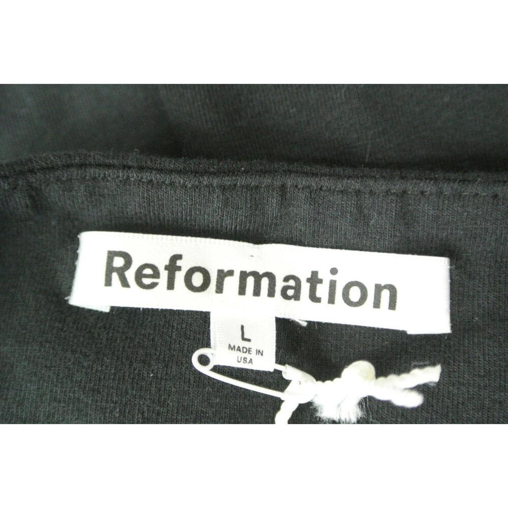 NEW, Reformation Serene Knit Dress in Black SZ L #RF234 - Picture 3 of 5